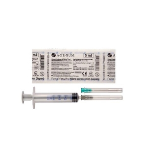 Шприц 3-х комп. с 2-мя иглами 22G (0,7х38мм) и 21G (0,8х38мм) 5мл №1 Arterium
