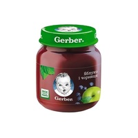 Пюре Gerber Яблоко и черника 130 г