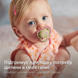 Пустушка Avent 085/59 Ultra Air з декором 0-6 міс 2шт