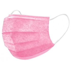 Маска 3х-сл.мед.2В с ушными петлями №1 (50шт. в уп)