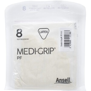 Рукавички хір.лат.непр стер.р.8 Ansell Medi-GripPF