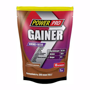 Суміш Power Pro Gainer 30% зі смаком шоколаду 1 кг