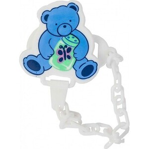 Ланцюжок Lindo для пустушки на кліпсі Ведмежа