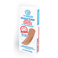 Пластырь Dr.White ткан. 19 х 72 мм №10