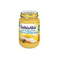 Пюре Bebivita 1038 рыбно-овощное Мини-лапша с морской рыбой и овощами 190 г