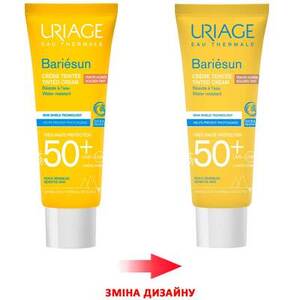 Крем Uriage Барьесан Солнцезащитный тональный SPF50+ золотистый 50 мл