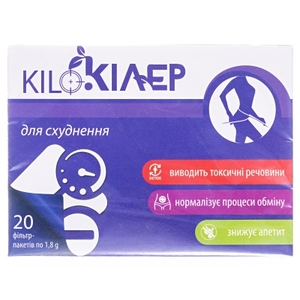 Фиточай Ключи Здоровья KiloКИЛЕР для похудения ф/п.1,8г №20
