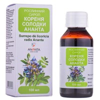 Солодки корінь сироп Ананта пляш. 100 мл