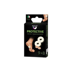 Лейкопластырь Milplast PROTECTIVE пластырь+подушка от мозолей №8