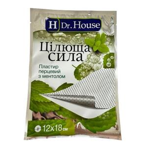 Пластырь Dr. House Целебная сила обезб. с ментолом 12 х 18 см