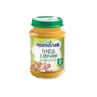 Пюре Hamanek тунец с овощами и картофелем 190 г