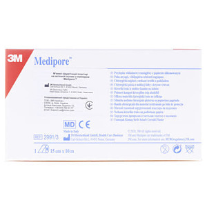 Пластырь мед. хир. Medipore 15 см х 10 м н/ткан. с лайнером 2991/3