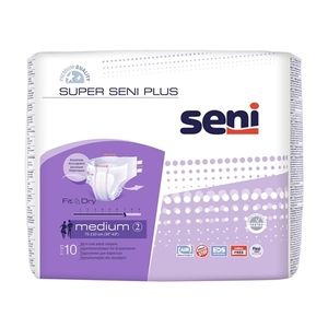 Подгузники для взрослых SENI PLUS 75-110см №10 medium