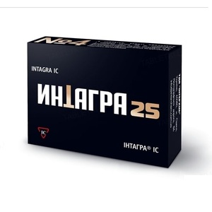Интагра IC таблетки по 25 мг 4 шт. (2х2)