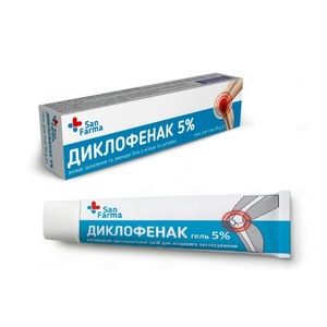 Диклофенак гель 5% ламин.туба 50г Виола