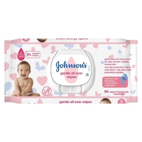 Салфетки влажные Jonsons baby Нежная забота №56