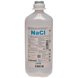 Натрия Хлорид 0,9% раствор для инфузий 500 мл во флаконе 1 шт. - Б.Браун