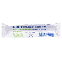 Бинт марлевый Лубныфарм нестерил. 5м*10см Тип 17