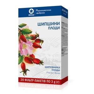 Шиповника плоды по 3 г в фильтр-пакетиках 20 шт. - Виола