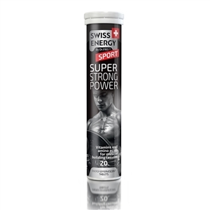 Вітаміни Swiss Energy Super Strong Power шипучі таблетки №20