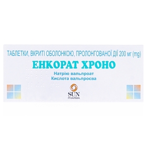 Енкорат Хроно таблетки по 200 мг 30 шт. (10х3)