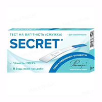 Тест-полоска SECRET Plus на беременность №1