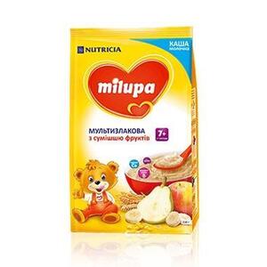 Каша Milupa мультизлаковая со смесью фруктов с 7 мес 210 г