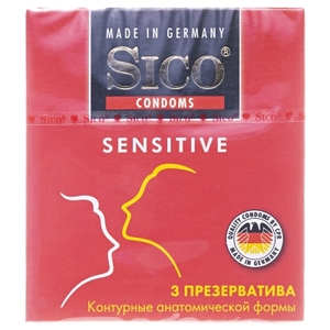 Презервативы SICO Sensitive контурные №3