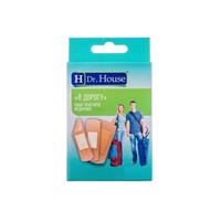 Лейкопластрь H Dr.House набор В дорогу бактерицидный тканая основа №20