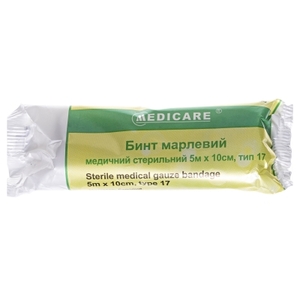 Бинт Юрия-фарм мед. стер. 5м*10см, тип 17