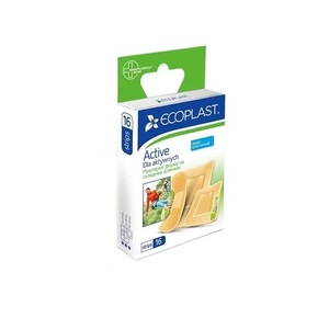 Лейкопластырь ECOPLAST Актив набор медицинский эластичный №16