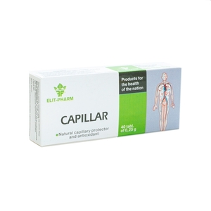 Капиляр табл.0,25г №40 Элит-фарм
