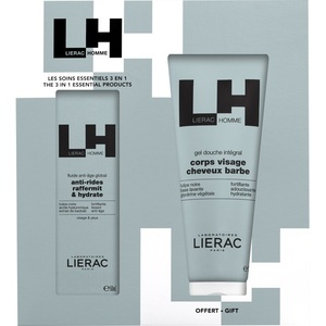 Набір Lierac Ом Глобальний антивіковий флюїд 50мл + гель для душу інтегральний 200мл
