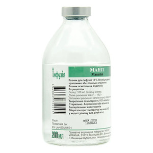 Маннит р-р д/ин. 15% флак. 200мл Инфузия