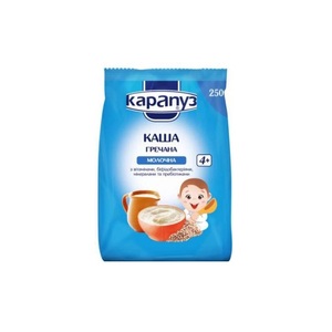 Каша Карапуз гречана молочна 250г