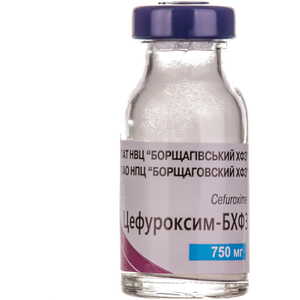 Цефуроксим-БХФЗ порошок по 0,75 г у флаконі 1 шт.