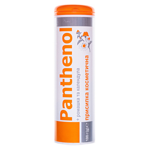 Присыпка Пантенол +ромашка с календулой 100г