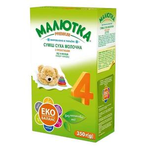 Смесь Малютка Премиум 4 сухая молочная от 18 мес. 350 г