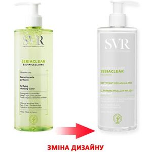Вода SVR Себиаклер мицелярная очищающая 400 мл