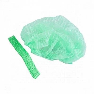 Шапочка мед.одноразова ВОЛЕС зелена №100