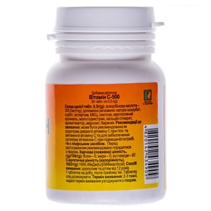 Витамин С табл.500мг №30 Красота и Здоровье