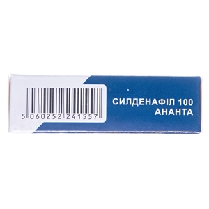 Силденафил 100 Ананта таблетки по 100 мг 4 шт.
