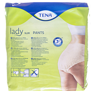 Трусики-подгузники TENA Lady Slim Pants Normal Medium №8 (creme)