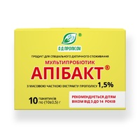 Апібакт мультипробіотик прополіс 1,5% №1 10г
