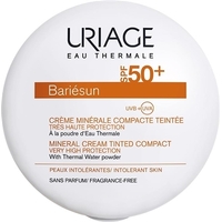 Крем-пудра Uriage Барьесан Солнцезащитная минеральная SPF50+ тон светлый 10 г