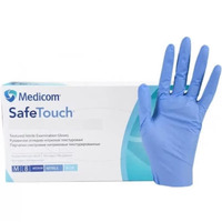 Рукавички Safe-Touch оглядові нітрил текстурні нестерильні без пудри M