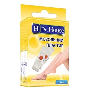 Пластир H Dr.House д/видалення мозолів 20 мм х 70 мм №5