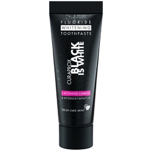 Зубна паста Curaprox Black is White чорна 10мл