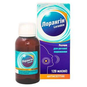Лорангін спрей по 120 мл у флаконі 1 шт. - Тернофарм
