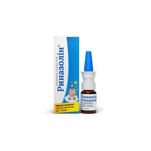 Риназолин капли 0,01% по 10 мл в стеклянном флаконе 1 шт.